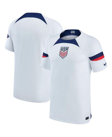 Youth Nike White USMNT 2022/23 Home Breathe Stadium Replica Blank Jersey